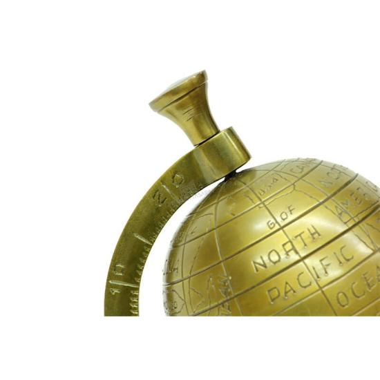 DEKORATİF BİBLO METAL KÜRE BRONZ RENK